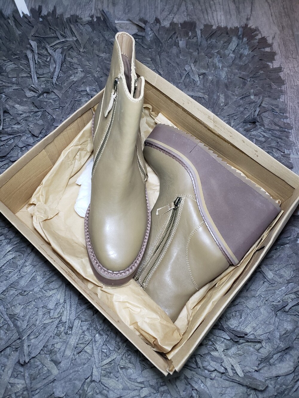 Naked Feet Avail Wedge Ankle Boots - Picture 2 of 3